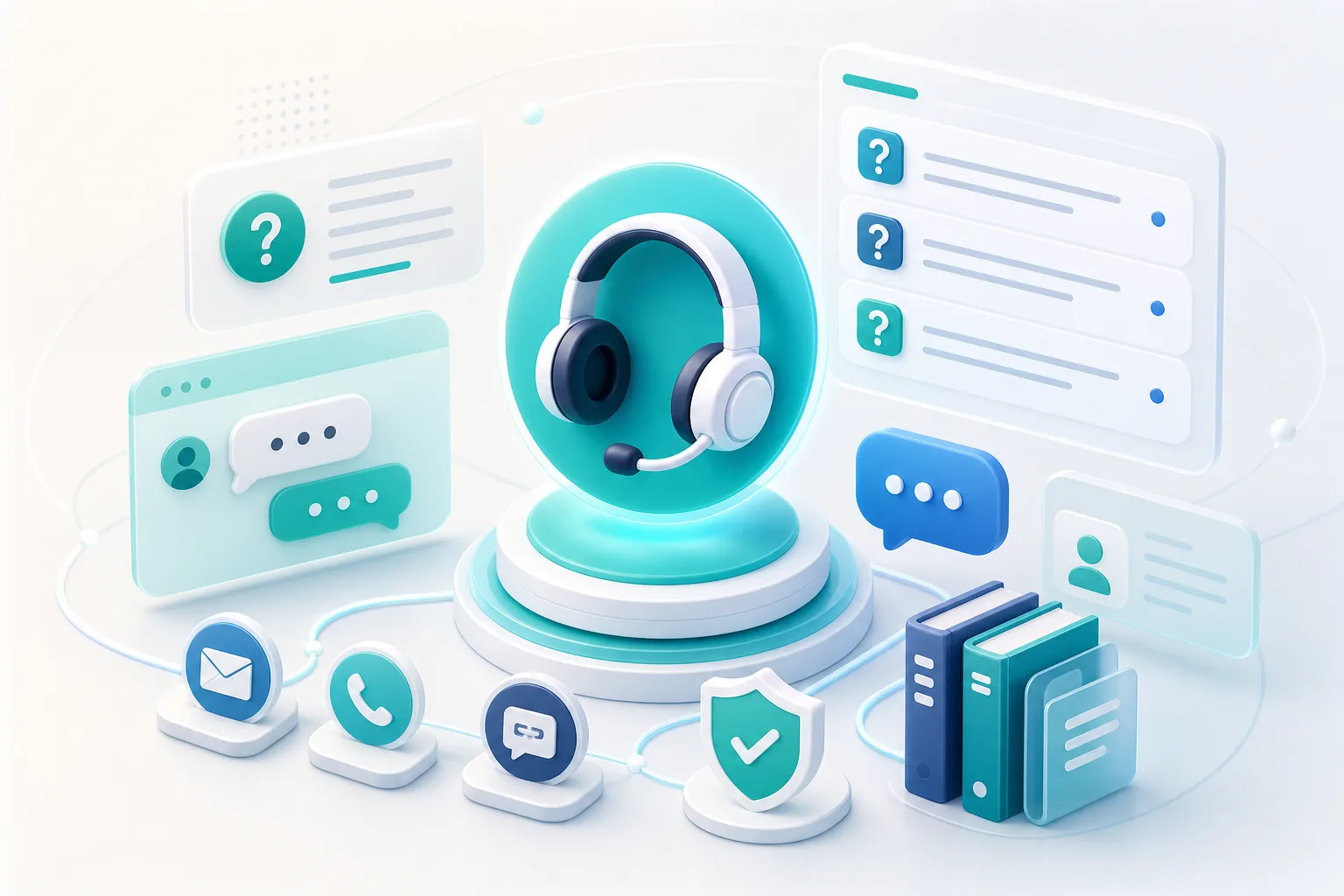 Customer support handoff between operators with shared context
